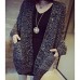 Maternity Long Coat , Casual/Work Long Sleeve Acrylic