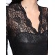 Women's Sexy Beach Casual Party Plus Size V Neck Bodycon Lace Maxi Dress