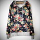 Women's Print Multi-color Hoodies , Casual Hooded Long Sleeve