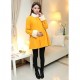 Maternity Long Coat , Casual Long Sleeve Cotton/Polyester