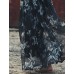 SINCE THEN SIN CE THEN Women's Sexy / Boho Floral Swing Dress,Strapless Maxi Polyester