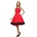 Women's Halter 50s Vintage Plus Sizes Swing Dress