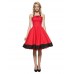 Women's Halter 50s Vintage Plus Sizes Swing Dress