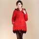 Maternity Long Down & Parka , Lace Cotton/Polyester