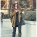 Maternity Long Coat , Casual/Work Long Sleeve Acrylic