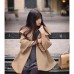 Maternity Long Coat , Casual Long Sleeve Cotton/Polyester